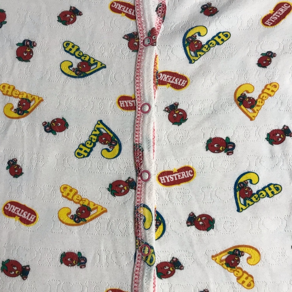 Light pink hysteric glamour monogram cute button up cardigan top